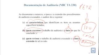 AUDITORIA  AULA 06  Documentação de auditoria [upl. by Naples430]