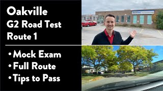 Oakville G2 Road Test Route 1 out of 2  Full Route amp Tips on How to Pass Your Driving Test [upl. by Favrot912]