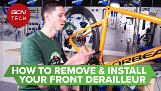 How To Remove amp Install Your Front Derailleur  GCN Tech Monday Maintenance [upl. by Roselyn]