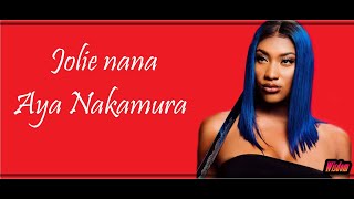 Aya Nakamura  Jolie nana LyricsParoles [upl. by Bellamy]