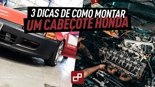 COMO MONTAR DE FORMA CORRETA O CABEÇOTE DO MOTOR HONDA [upl. by Eugirne585]