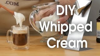 DIY whipped cream in 60 seconds [upl. by Herrick242]