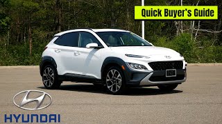 5 Things You Should Know About The 2022 Hyundai Kona  Quick Buyers Guide [upl. by Chamkis]