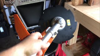 How To Install a Brush Cutter Blade on a STIHL Trimmer Head [upl. by Gauldin]