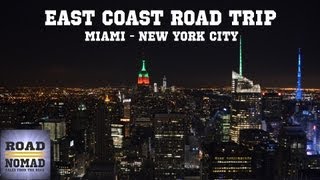 Road Trip From Miami to New York and back Complete Video  Traveling Robert [upl. by Mayda]