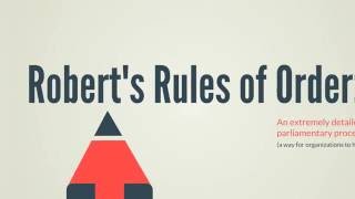 Roberts Rules 5 Key Things to Know [upl. by Germin]