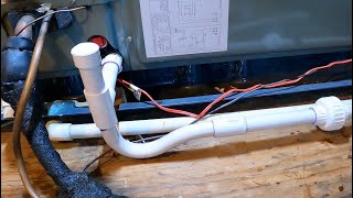 Installing AC Condensate Drain With Clean Out Port [upl. by Andert]