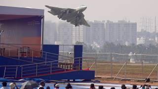 【Aero India 2025】Russian Su57s surprising flight display [upl. by Weigle222]