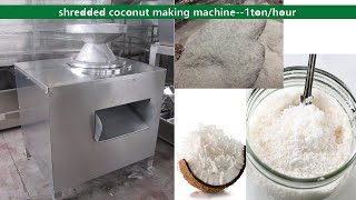 Coconut shredder coconut grating machine commerical [upl. by Wanyen]