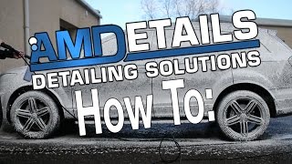 How to Snow Foam Your Car  AMDetails Guide [upl. by Pincince858]