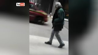 Homeless man lit on fire while sleeping in downtown Chicago  ABC7 Chicago [upl. by Feinleib]