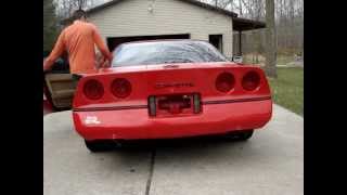 1984 Corvette C4 Crossfire Injection Flowmaster Exhaust [upl. by Noislla842]