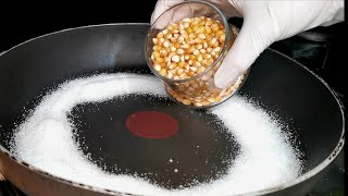 How to make popcorn at home [upl. by Thorstein]