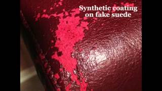 The Differences Between Real Leather amp Synthetics Like Vinyl amp Bonded Leather [upl. by Eanram]