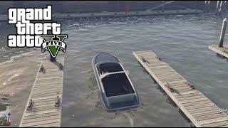 GTA 5  How To Find The Boat You Bought on Dock Tease [upl. by Danyette183]