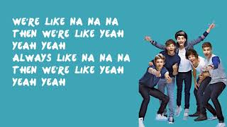 Na Na Na  One Direction Lyrics [upl. by Bordie]