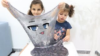 سوار وماسة يصنعون سلايم عملاق  sewar and masa make a giant slime [upl. by Aihseya]