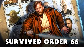 ALL Jedi Who SURVIVED Order 66 Canon [upl. by Grinnell47]