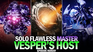 Solo Flawless Master Vespers Host Dungeon Destiny 2 [upl. by Larrisa]