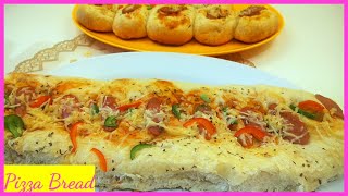 PIZZA BREAD RECIPE  Pizza Loaf Using Autolyse Method [upl. by Marciano]