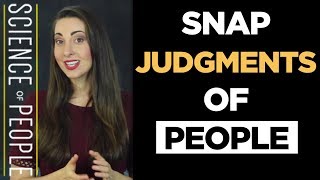 How to Make Accurate Snap Judgments of People [upl. by Landbert]