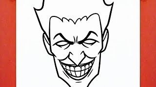 HOW TO DRAW THE JOKER [upl. by Enyawd]