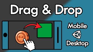 Drag and Drop for Mobile amp Desktop in Unity [upl. by Zurkow]