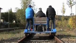 Draisinentour von Altenglan nach Staudenheim in der Pfalz MerbitzZahradnik [upl. by Cleopatre]