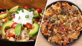 9 Crunchy And Cheesy Nacho Recipes • Tasty [upl. by Beauregard]