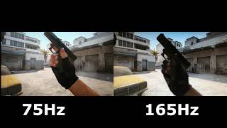 75Hz vs 165Hz Test Refresh Rate [upl. by Noslien428]