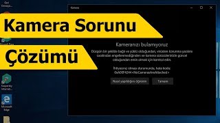 Bilgisayar Kamerasını Etkinleştirme  Kamera Bulunamadı Hatası Çözümü [upl. by Constanta]