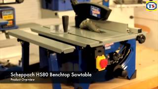 Scheppach HS80 1200W 210mm Table Saw 240V  Item 77392 [upl. by Harrington585]