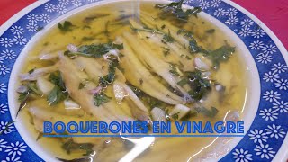 Como Hacer Boquerones en Vinagre [upl. by Kravits553]