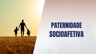 Paternidade socioafetiva [upl. by Steel]