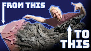 Foam Carving a Mountain for DioramaWargaming [upl. by Uchish]