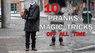 TOP 10 PRANKS amp Magic tricks OF ALL TIME  Julien Magic [upl. by Heddi103]