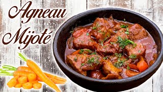 AGNEAU MIJOTÉ  AU VIN BLANC  TENDRE ET SAVOUREUX [upl. by Ydderf46]