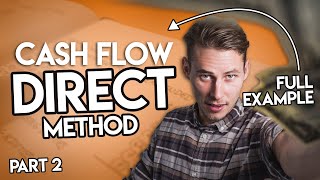 Prepare A Cash Flow Statement  Direct Method [upl. by Ehcor668]