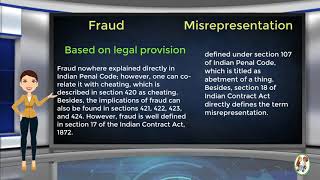 What is Difference Between Fraud amp Misrepresentation [upl. by Amberly]