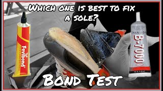 How to Reglue a Torn Shoe Sole  FeviBond vs Mmobiel B7000  DIY Sole Repair at Home  Restoration [upl. by Giselbert310]