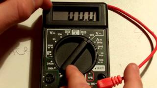 TUTO Utiliser un Multimètre  VoltMetre  AmpèreMètre  Ohm mètre [upl. by Rimat]