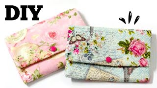 DIY Purse Wallet Tutorial [upl. by Bloomer262]