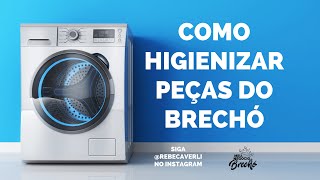 Como higienizar as peças do brechó  dica extra  Rebeca Verli [upl. by Jessa]