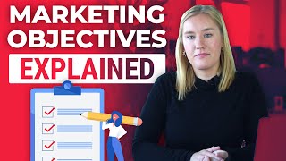 Marketing Objectives Explained  10 Examples [upl. by Bouzoun725]