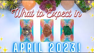 🕊🔮 APRIL 2023 Messages amp Predictions 🔮🕊 Detailed Pick a Card Tarot Reading ✨ [upl. by Acinej]