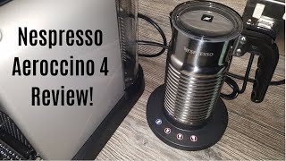 Nespresso Aeroccino 4 Milk Frother Review  Worth upgrading from the Aeroccino 3 [upl. by Sorvats]