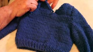 Knitting Instructions for V Neck Sweaters  Knitting Sweaters [upl. by Lacram]