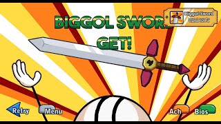 How to get Biggol Sword Achievement  The Henry Stickmin Collection [upl. by Nalloh]