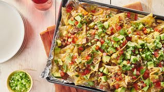 Quick amp Easy Beef Nachos Recipe  Old El Paso [upl. by Navinod]