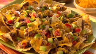 Easy Beef Nachos  One Pot Chef [upl. by Drucill180]